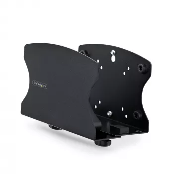 StarTech.com supporto da parete per PC, supporta computer desktop fino a 18 kg, regolazione senza attrezzi 50–200 mm, supporto/ripiano robusto da parete per case/tower PC