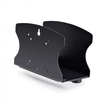 StarTech.com supporto da parete per PC, supporta computer desktop fino a 18 kg, regolazione senza attrezzi 50–200 mm, supporto/ripiano robusto da parete per case/tower PC