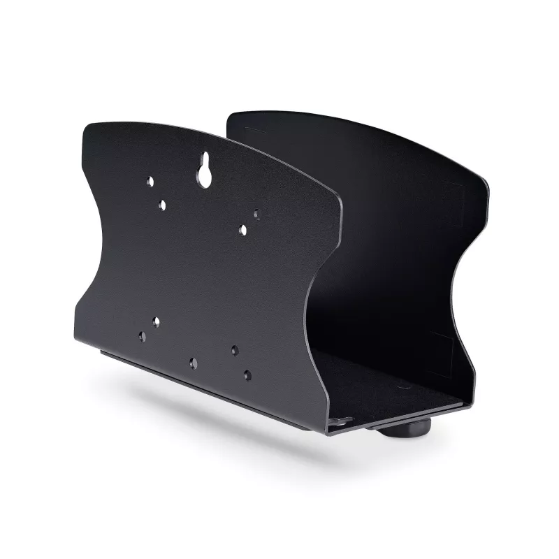 StarTech.com supporto da parete per PC, supporta computer desktop fino a 18 kg, regolazione senza attrezzi 50–200 mm, supporto/ripiano robusto da parete per case/tower PC