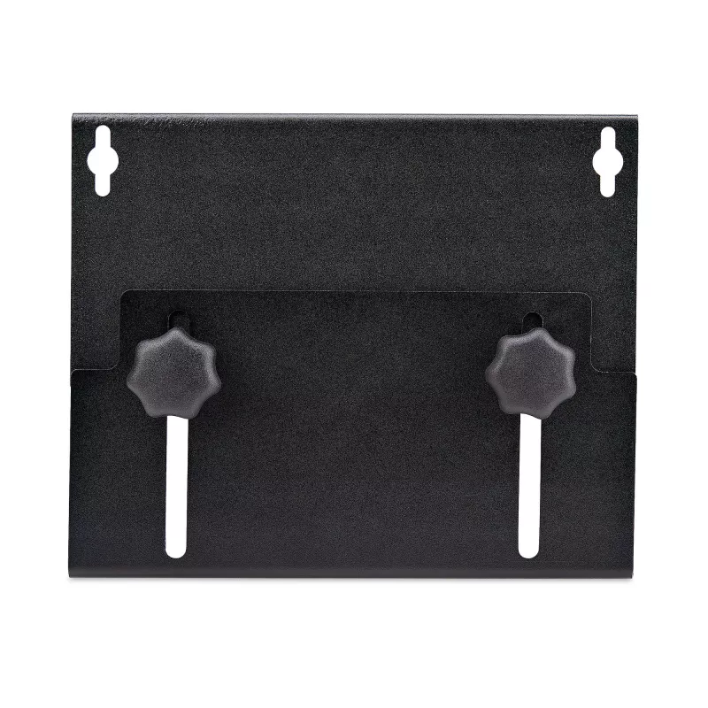 StarTech.com supporto da parete per PC, supporta computer desktop fino a 18 kg, regolazione senza attrezzi 50–200 mm, supporto/ripiano robusto da parete per case/tower PC