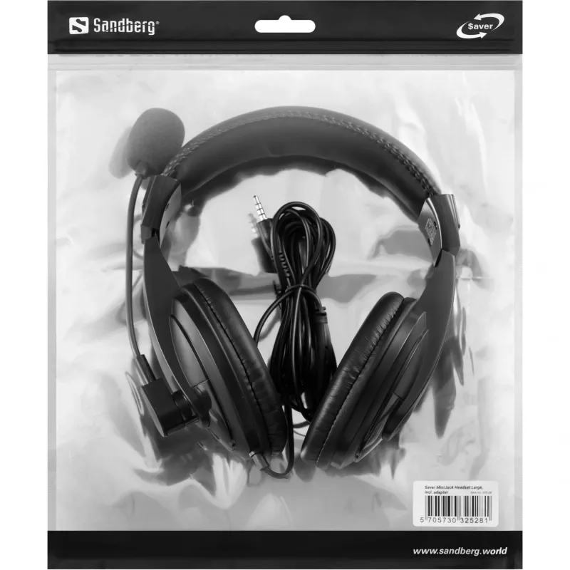 Cuffie Sandberg Saver MiniJack Headset Large