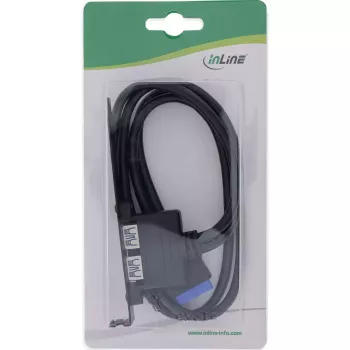 Staffa per slot InLine 2x USB 3.0 connettore femmina A / connettore interno per scheda madre 0,5 m