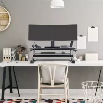 Scrivania regolabile in altezza Ergotron WorkFit-TL nero