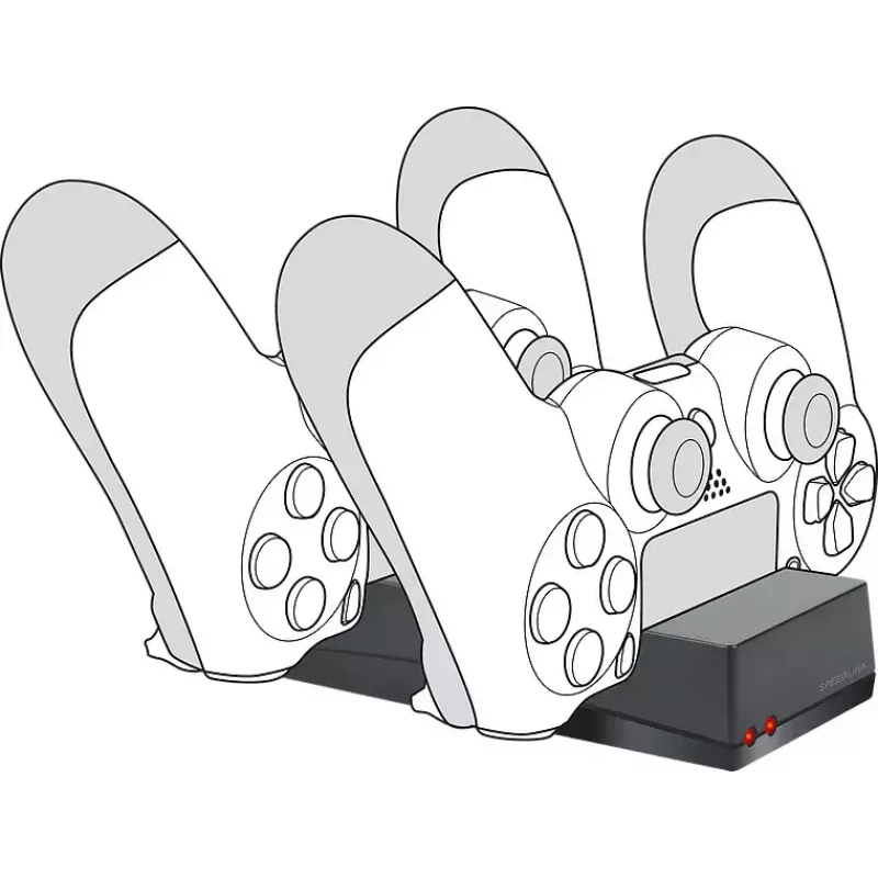 Speedlink JAZZ USB caricabatterie per controller PS4, nero