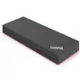 Lenovo 40AN0135EU docking station/port replicator per laptop con filo Thunderbolt 3 nero, rosso
