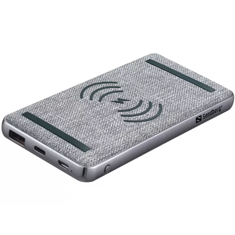 Powerbank portatile Sandberg Powerbank 10000 PD20W+Wireless, 10000 mAh