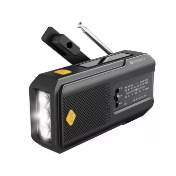 Sandberg Survivor Radio All-in-1 2000, portatile, AM, FM, 87–180 MHz, 520–1710 kHz, 3 W, analogico