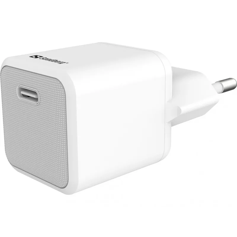Caricabatterie AC Sandberg 20W USB-C + Lightning 1M ricarica rapida bianco