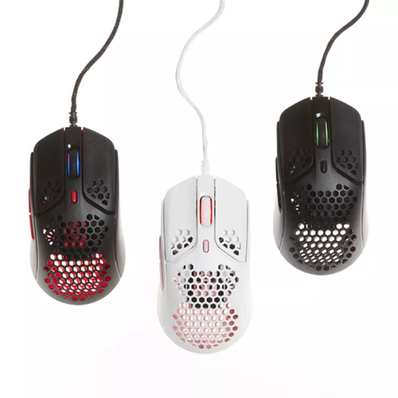 HyperX Pulsefire Haste - mouse gaming (nero-rosso)