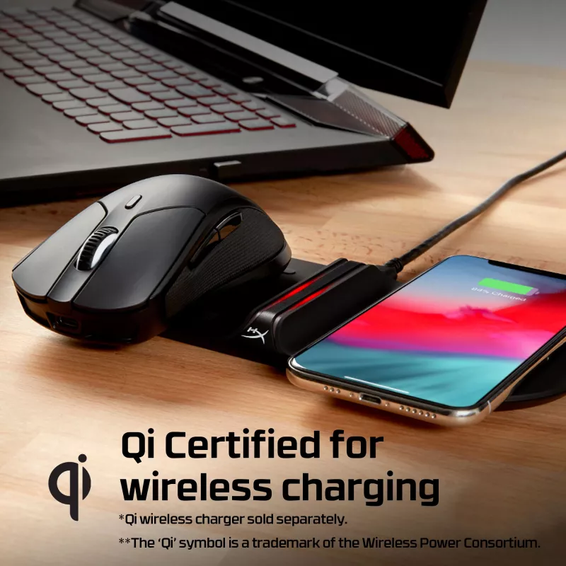 HyperX Pulsefire Dart – mouse gaming wireless (nero)