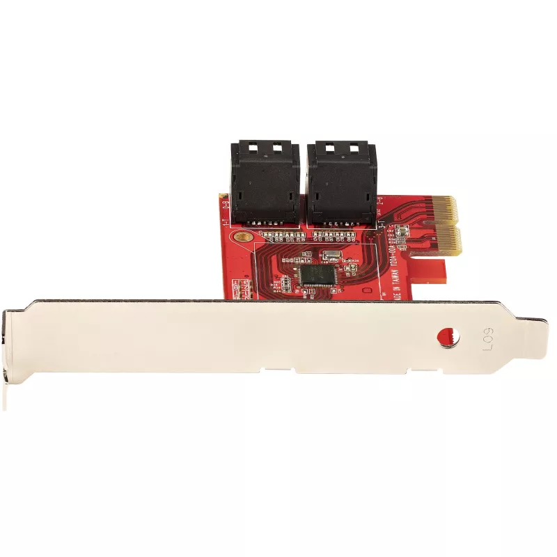 StarTech.com scheda SATA PCIe - scheda di espansione PCIe SATA 4 porte - 6 Gbit/s - staffa low profile - connettori SATA impilati - ASM1164 non-RAID - convertitore PCI Express a SATA