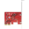 StarTech.com scheda SATA PCIe - scheda di espansione PCIe SATA 4 porte - 6 Gbit/s - staffa low profile - connettori SATA impilati - ASM1164 non-RAID - convertitore PCI Express a SATA