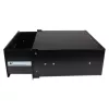 StarTech.com cassetto portaoggetti 4U nero in acciaio per rack e armadi 19in