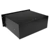 StarTech.com cassetto portaoggetti 4U nero in acciaio per rack e armadi 19in