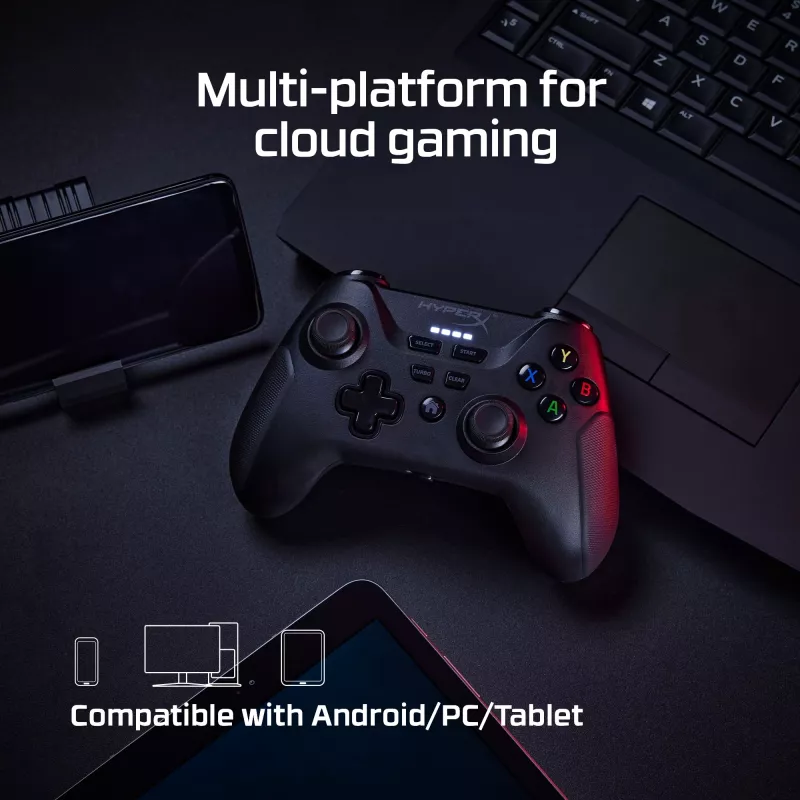 HyperX Clutch – controller gaming wireless (nero) – dispositivi mobili/PC