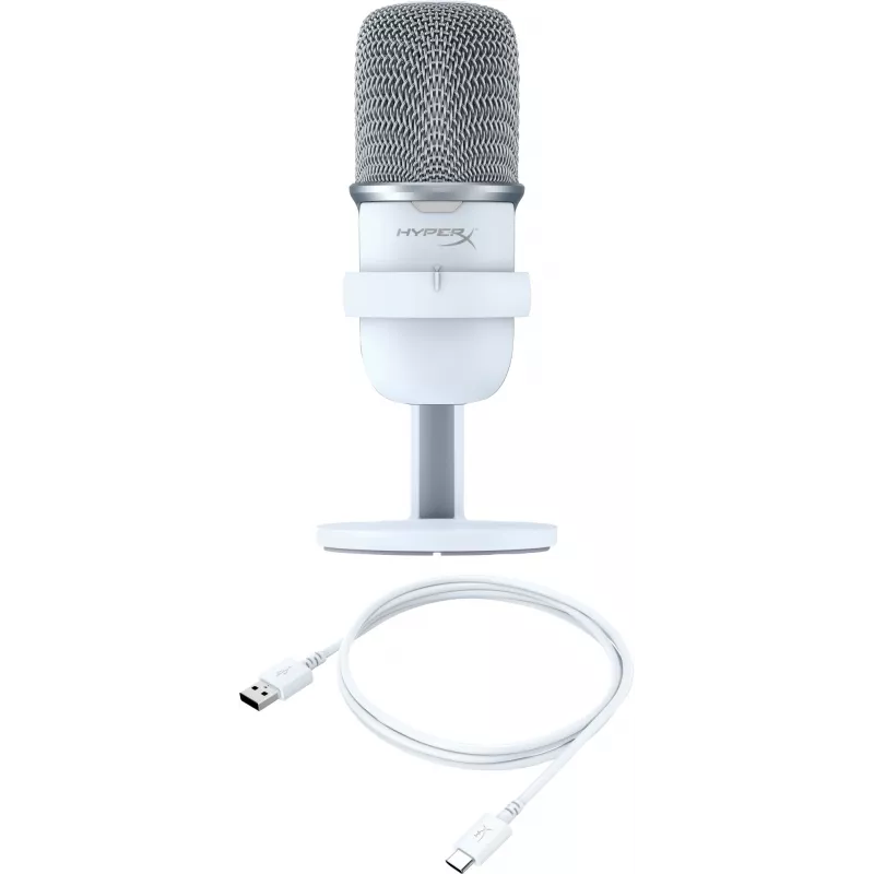 HyperX SoloCast – microfono USB (bianco)