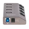 Hub USB-C self-powered 4 porte StarTech.com con interruttori on/off individuali, hub di espansione USB 3.0 5Gbps con alimentatore, hub USB-C a USB-A per desktop/laptop, hub USB Type-C con BC 1.2