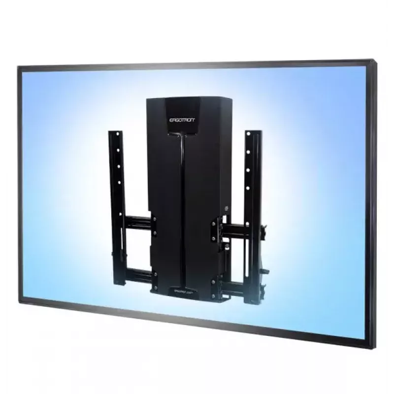 Supporto per monitor Ergotron 61-128-085 160 cm (63 pollici) a parete nero