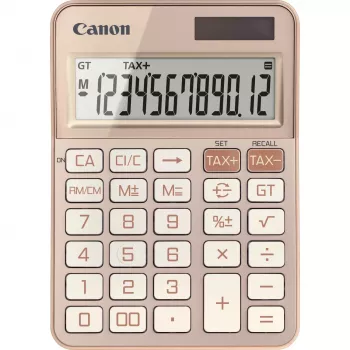 Calcolatrice basic Canon KS-125KB da tavolo 12 cifre oro rosa