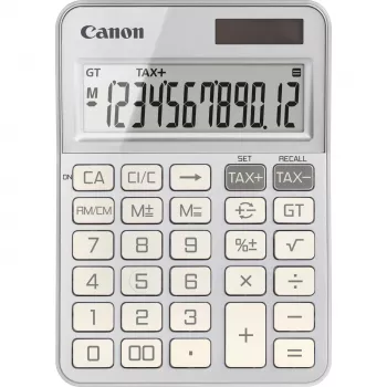 Calcolatrice basic Canon KS-125KB da tavolo 12 cifre argento