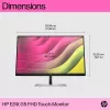 Monitor HP E24t G5 23,8 pollici touch Full HD LCD 1920x1080
