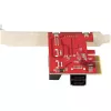 StarTech.com scheda SATA PCIe – scheda di espansione PCIe SATA a 6 porte – 6 Gbit/s – Low/Full Profile – connettori SATA impilati – ASM1166 Non-RAID – convertitore PCI Express a SATA