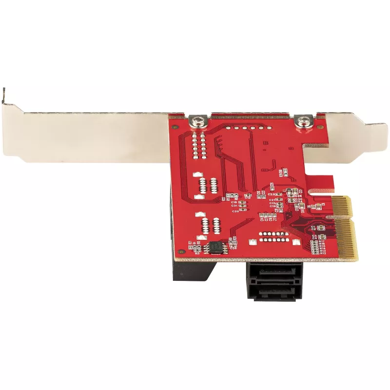 StarTech.com scheda SATA PCIe – scheda di espansione PCIe SATA a 6 porte – 6 Gbit/s – Low/Full Profile – connettori SATA impilati – ASM1166 Non-RAID – convertitore PCI Express a SATA