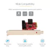 StarTech.com scheda SATA PCIe – scheda di espansione PCIe SATA a 6 porte – 6 Gbit/s – Low/Full Profile – connettori SATA impilati – ASM1166 Non-RAID – convertitore PCI Express a SATA
