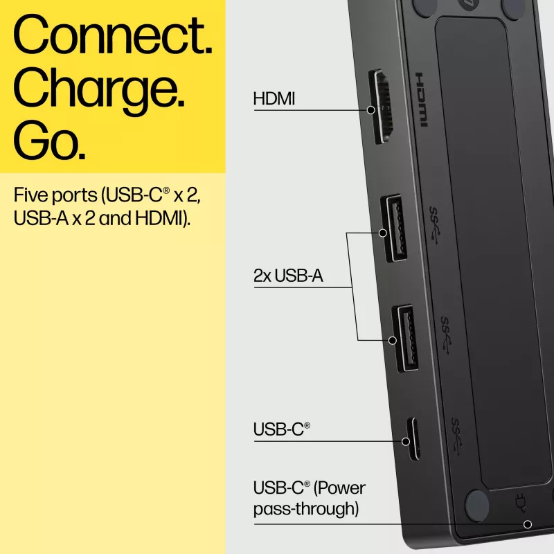 HP 86S97AA USB-C Travel Hub G3 replicatore di porte, HDMI