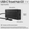 HP 86S97AA USB-C Travel Hub G3 replicatore di porte, HDMI