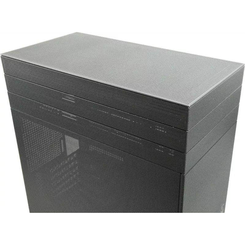 Case PC mini tower INTER-TECH IM-2 Expander, Mini-ITX/Micro ATX, supporta alimentatori ATX/SFX, unità 2,5 inch e 3,5 inch, ventole frontali/top 120/140 mm, nero