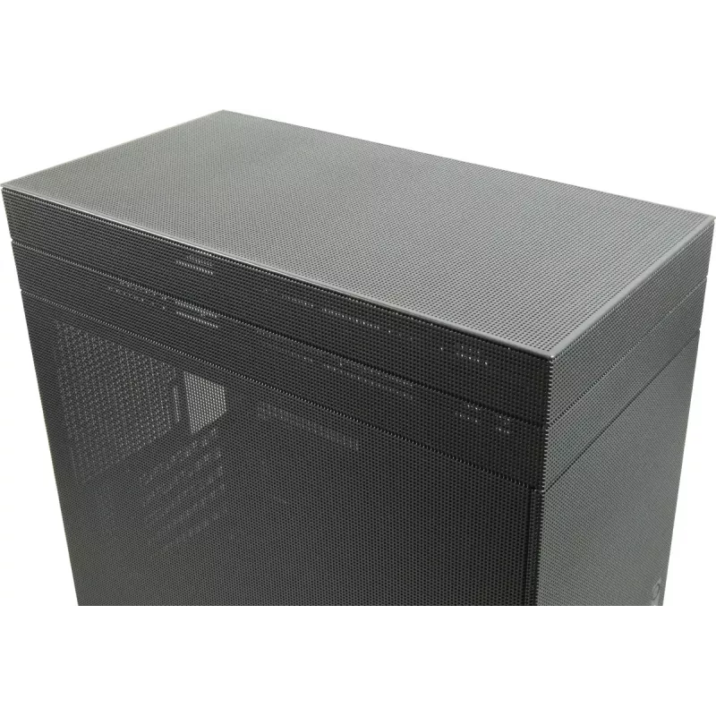 Case PC mini tower INTER-TECH IM-2 Expander, Mini-ITX/Micro ATX, supporta alimentatori ATX/SFX, unità 2,5 inch e 3,5 inch, ventole frontali/top 120/140 mm, nero
