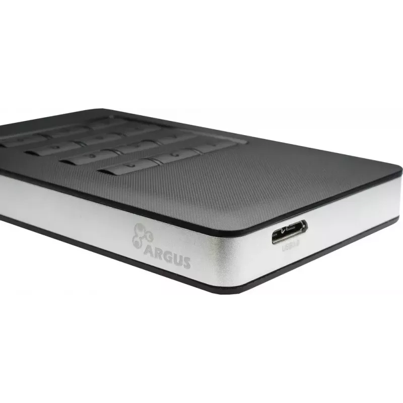 Case per disco rigido Inter-Tech GD-25LK01 alluminio nero 2,5