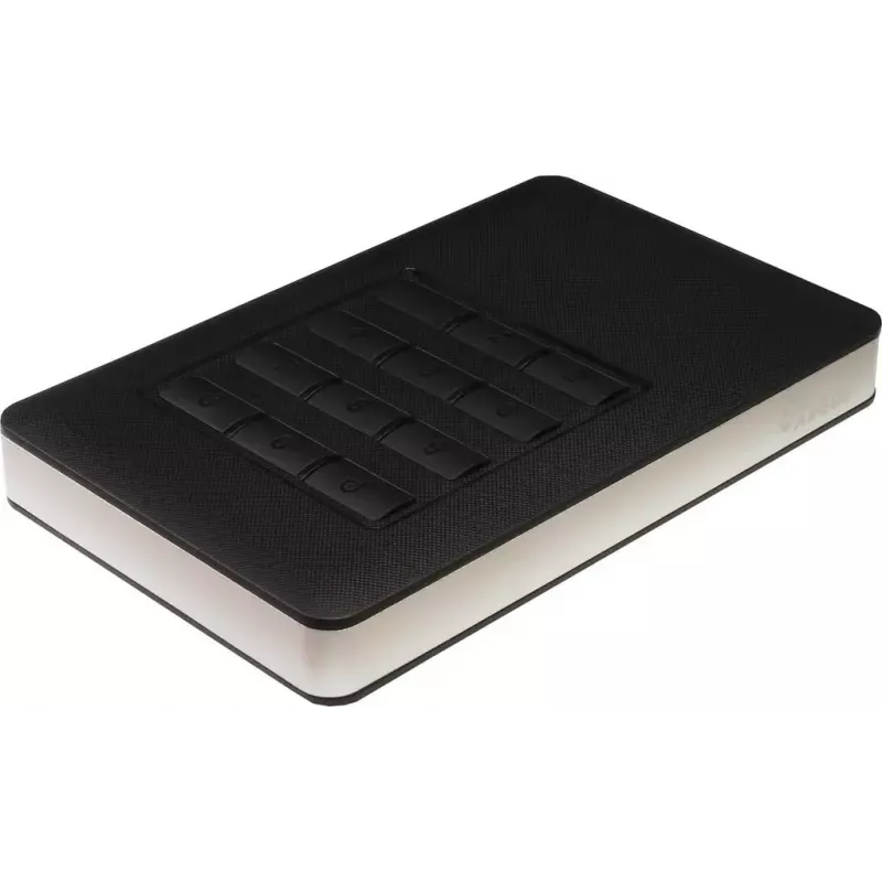 Case per disco rigido Inter-Tech GD-25LK01 alluminio nero 2,5