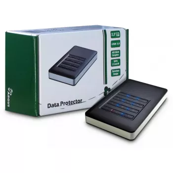Case per disco rigido Inter-Tech GD-25LK01 alluminio nero 2,5
