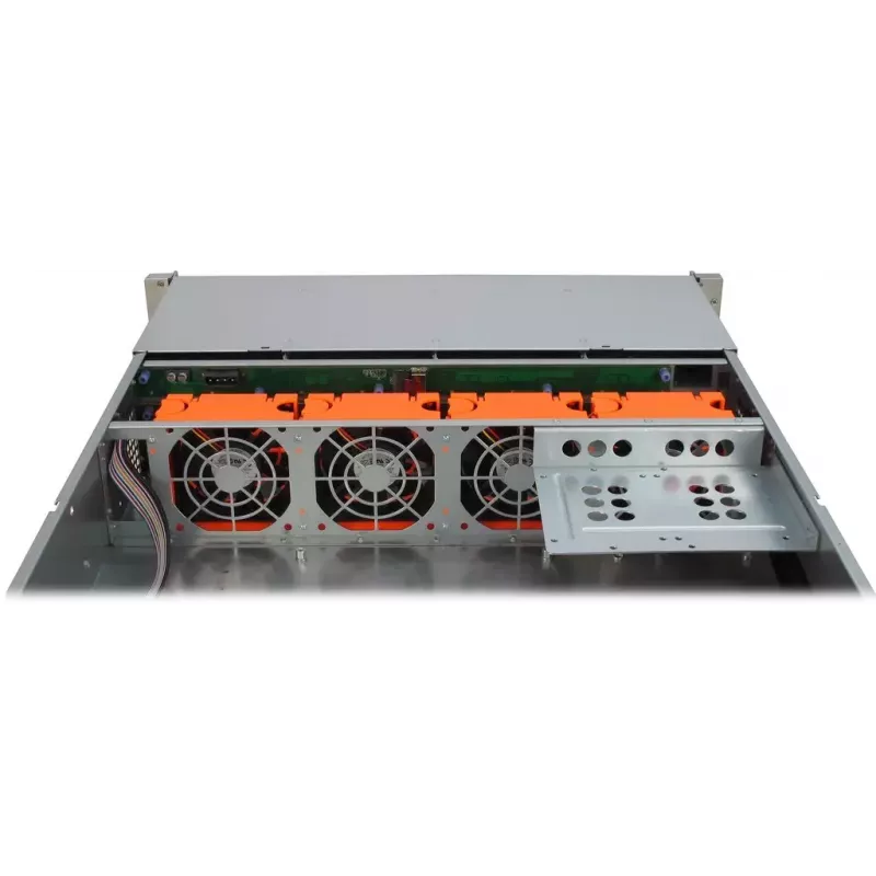 Case per server Inter-Tech IPC 2U-2412 rack nero, argento