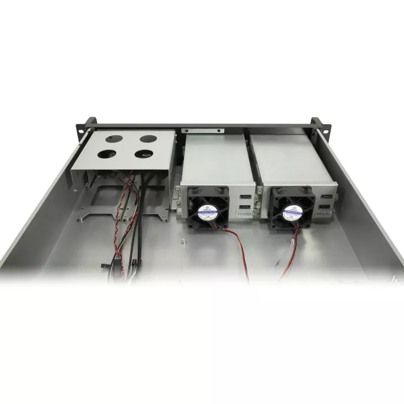 Rack per server Inter-Tech 2U-2504 nero 480x527x89mm ventola 60mm