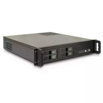 Rack per server Inter-Tech 2U-2504 nero 480x527x89mm ventola 60mm