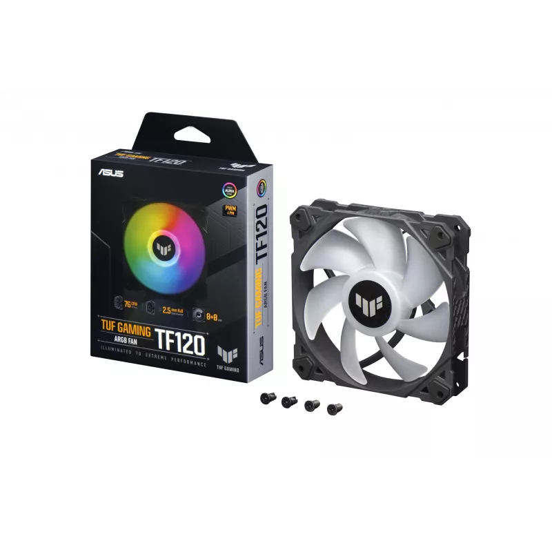 Ventola ASUS TUF Gaming TF120 ARGB dissipatore ad aria per case 12 cm nero