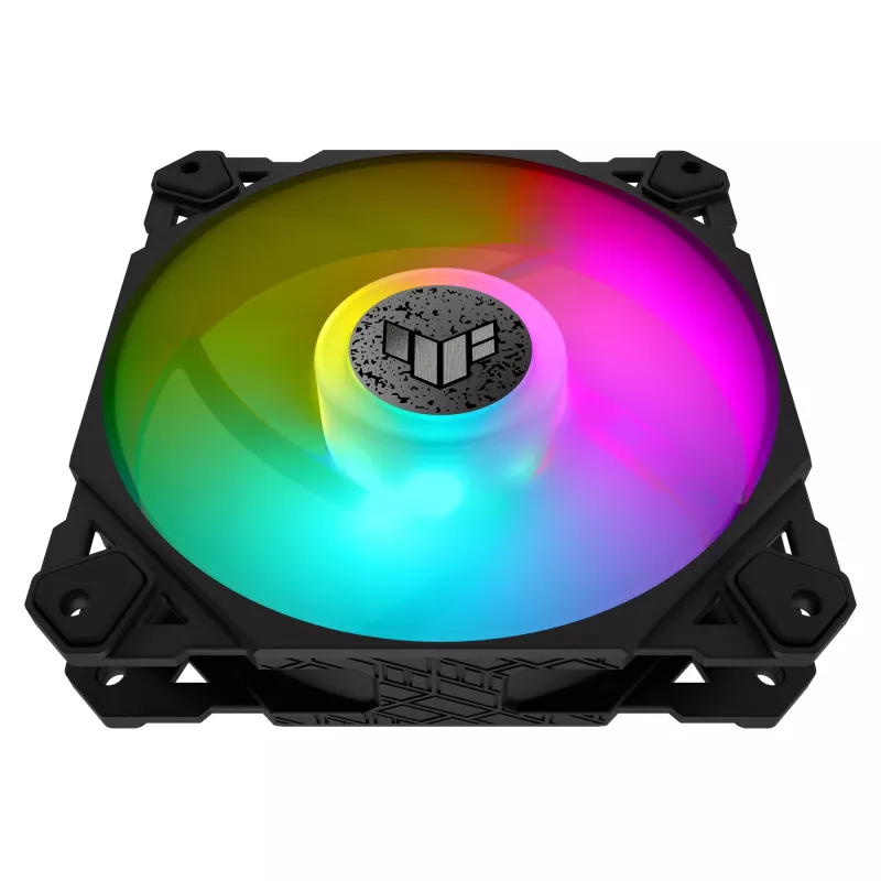 Ventola ASUS TUF Gaming TF120 ARGB - kit da tre con controller ARGB dissipatore ad aria per case 12 cm nero
