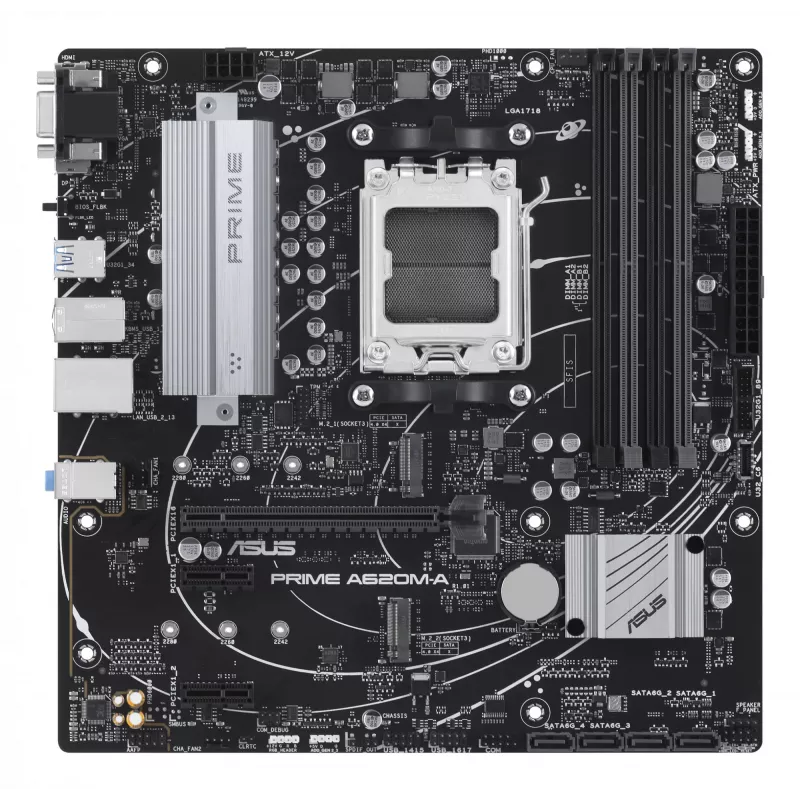 Scheda madre ASUS PRIME A620M-A-CSM AMD A620 socket AM5 micro ATX