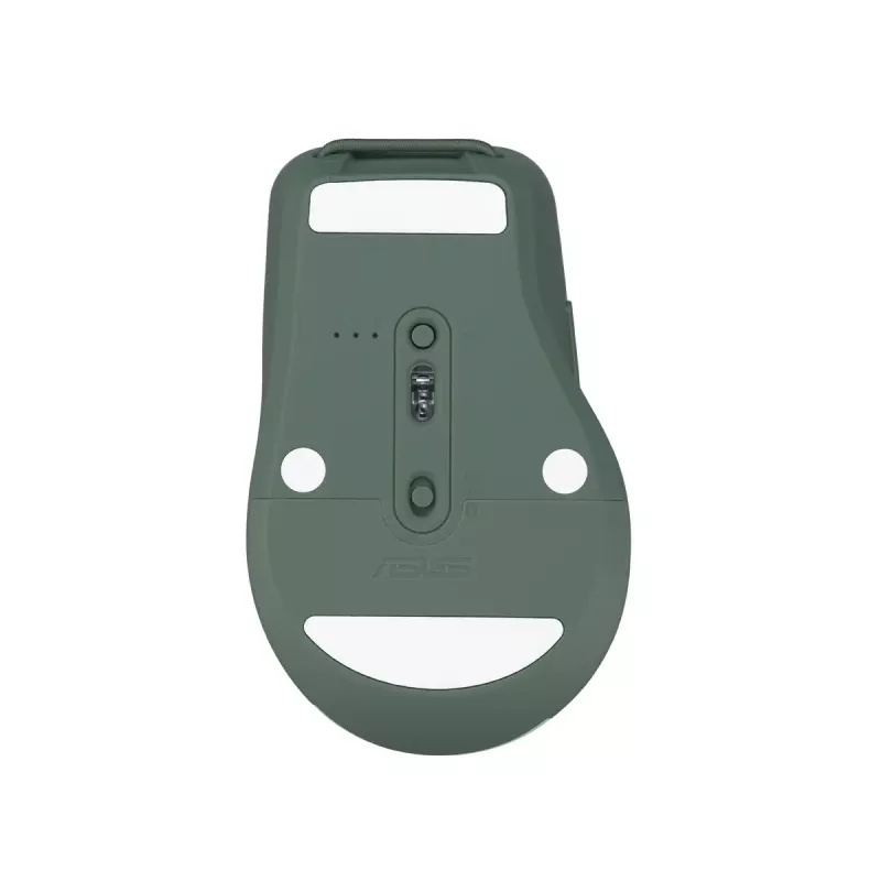 Mouse ASUS SmartO MD200 Silent Plus – ambidestro RF wireless + Bluetooth, ottico 4200 DPI, 6 tasti, verde