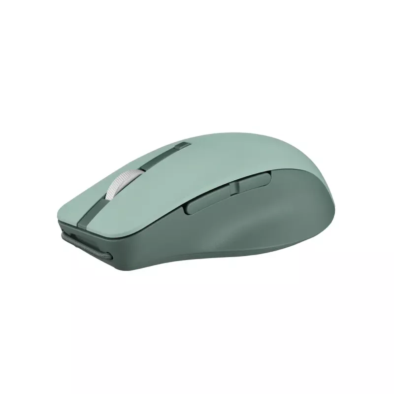 Mouse ASUS SmartO MD200 Silent Plus – ambidestro RF wireless + Bluetooth, ottico 4200 DPI, 6 tasti, verde
