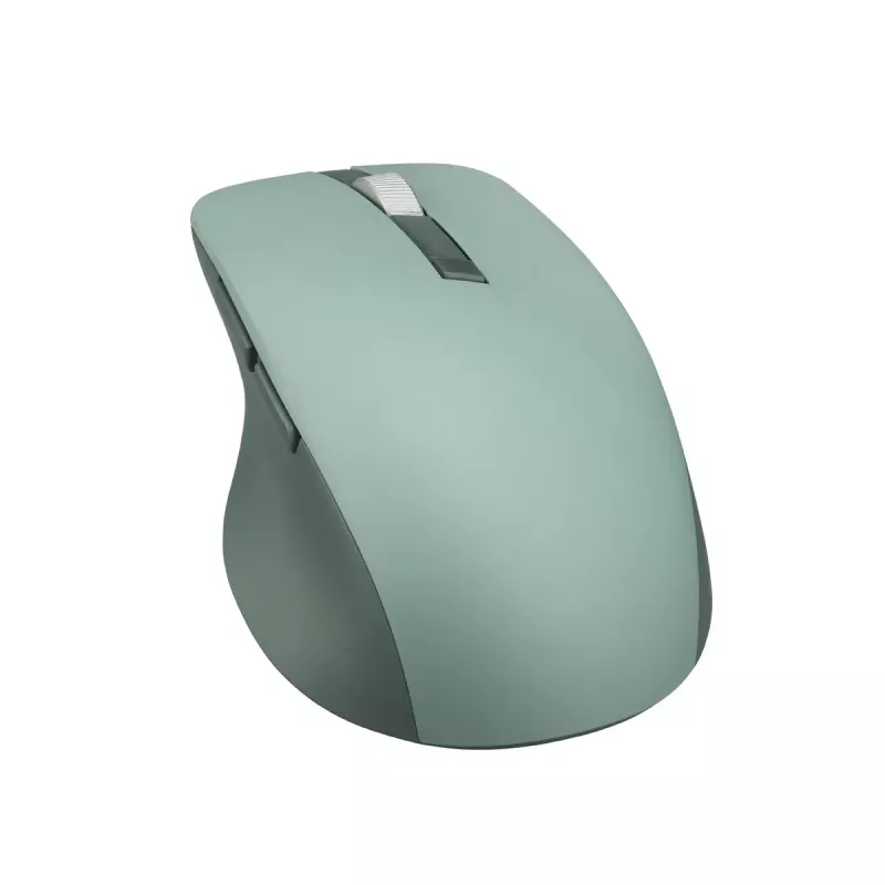 Mouse ASUS SmartO MD200 Silent Plus – ambidestro RF wireless + Bluetooth, ottico 4200 DPI, 6 tasti, verde