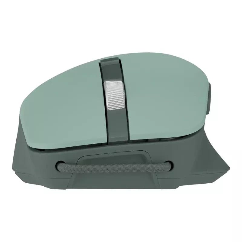 Mouse ASUS SmartO MD200 Silent Plus – ambidestro RF wireless + Bluetooth, ottico 4200 DPI, 6 tasti, verde