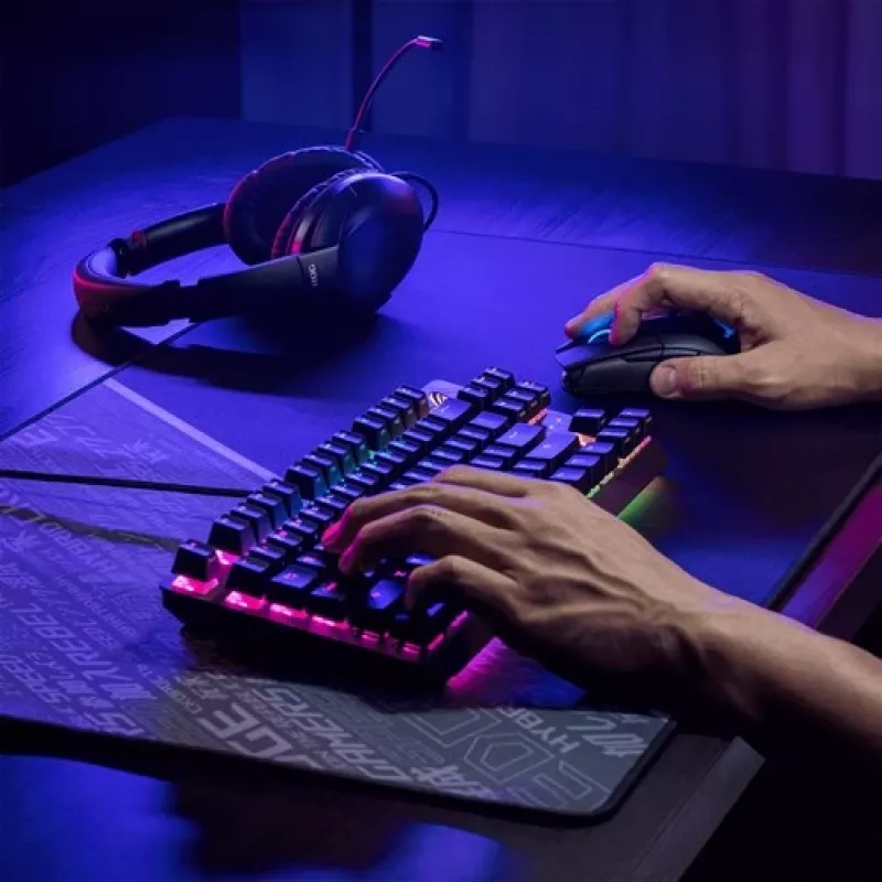 Cuffie ASUS ROG Strix Go con filo head-band gaming USB Type-C nero