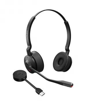Jabra Engage 55 MS Cuffie Stereo Senza fili Archetto Ufficio/Call center USB Type-A Nero