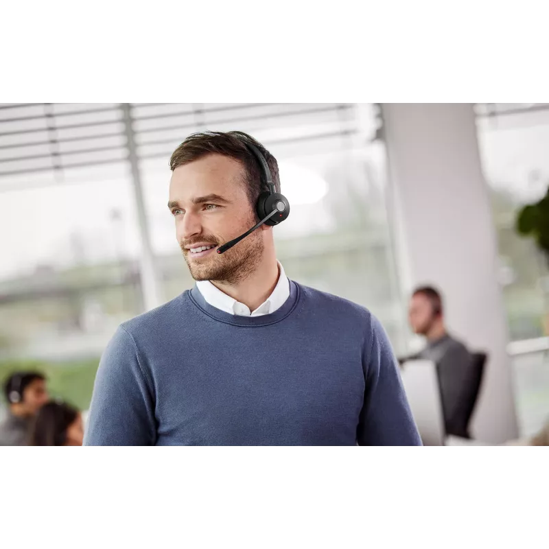 Jabra Engage 55 MS Cuffie Stereo Senza fili Archetto Ufficio/Call center USB Type-A Nero