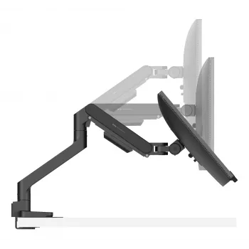 Supporto per monitor BenQ BSH01 — braccio Ergo regolabile in altezza, compatibile VESA, nero