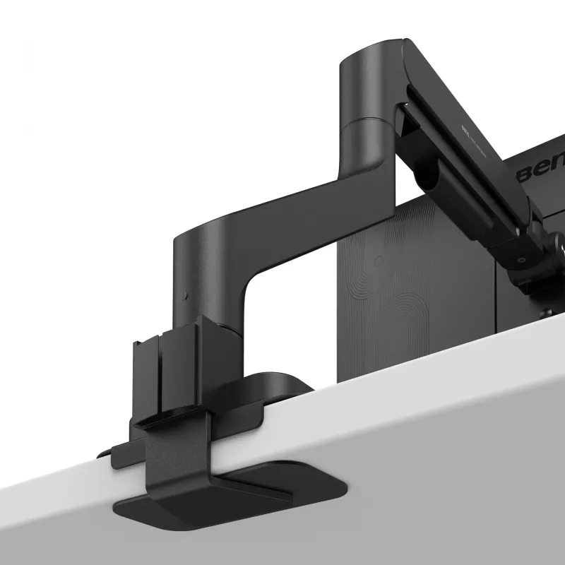 Supporto per monitor BenQ BSH01 — braccio Ergo regolabile in altezza, compatibile VESA, nero
